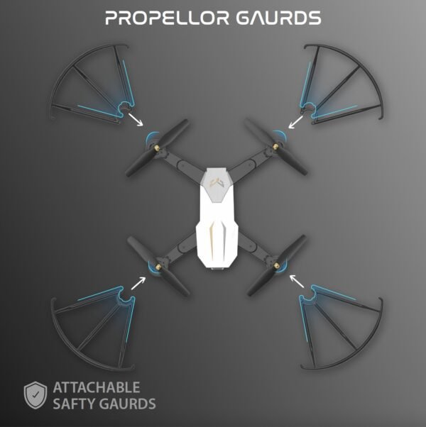 2024/01/1000431516.jpg (GARUDA) Nabhiyan Drone 1080 BLACK | WiFi HD 1080P + 720 P FPV Dual Camera Drone | PREMIUM BAG VERSION | Position Locking Drone