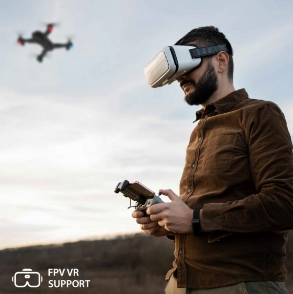 2024/01/1000431525.jpg (GARUDA) Nabhiyan Drone 1080 BLACK | WiFi HD 1080P + 720 P FPV Dual Camera Drone | PREMIUM BAG VERSION | Position Locking Drone