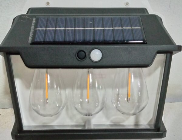 SOLAR TRIPPLE LIGHT INTERACTION WALL LAMP