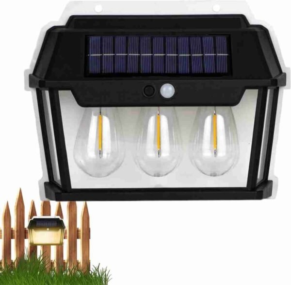 SOLAR TRIPPLE LIGHT INTERACTION WALL LAMP