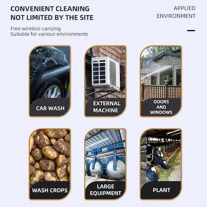 2024/05/1000825859.jpg dual battery Cordless 48V Electric Car High Pressure Washer Cleaner Machine with Accessories Kit