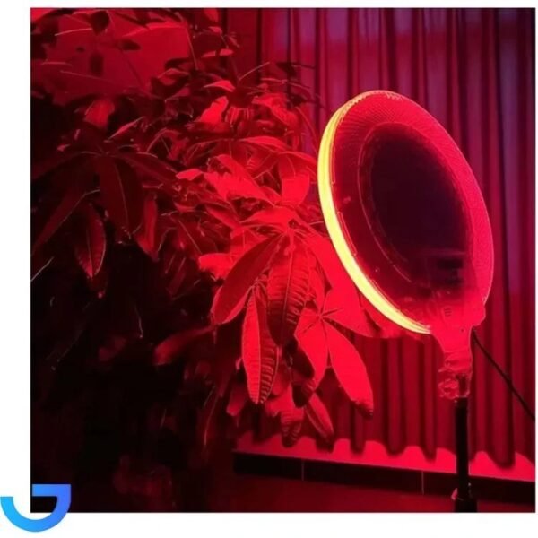 2025/02/1001784430.jpg  GS-450 (18INCH) RGB Led Round Panel Light Video Light Led Ring Light 3500K-6000K Dimmable Selfie Ringlight for YouTube Video Live Streaming Led