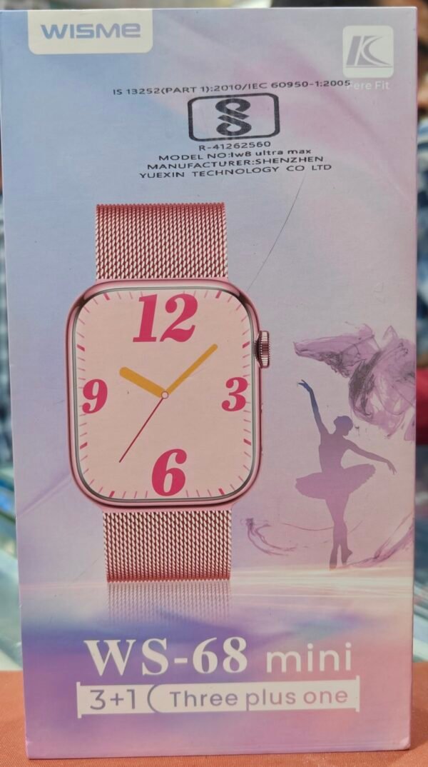 Ws-68 mini 38mm special pink with 3 belt Free