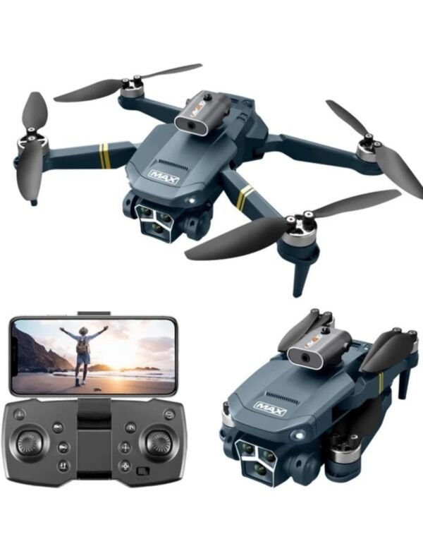 2025/04/1002044068.jpg Y3 MAX Drone 
Drone with WIFI Professional 4K Camera FPV Quadcopter Optical Flow Gesture Control
(1 battery -3 camera- Buresless moter )