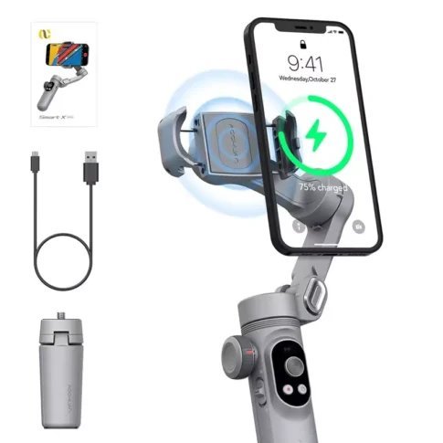 2025/06/1002304521.jpg AOCHUAN Smart X Pro 3-Axis Handheld Gimbal for Smartphone