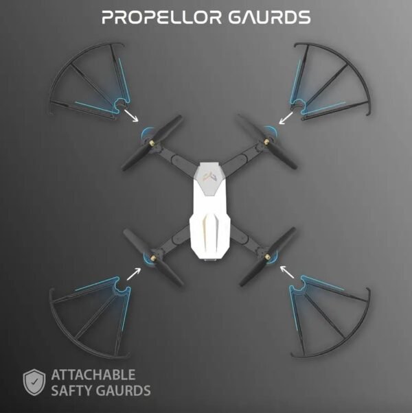 2025/07/1002393036-1.jpg Nabhiyan Drone 1080 BLACK | WiFi HD 1080P + 720 P FPV Dual Camera Drone | BOX VERSION | Position