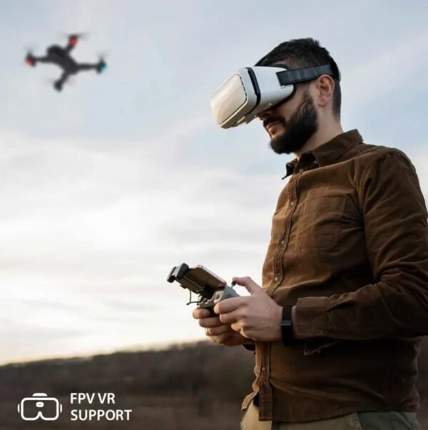 2025/07/1002393044-2.jpg Nabhiyan Drone 1080 BLACK | WiFi HD 1080P + 720 P FPV Dual Camera Drone | BOX VERSION | Position