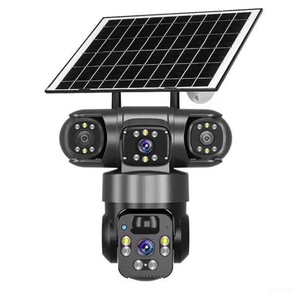 3 in 1 PTZ solar camera