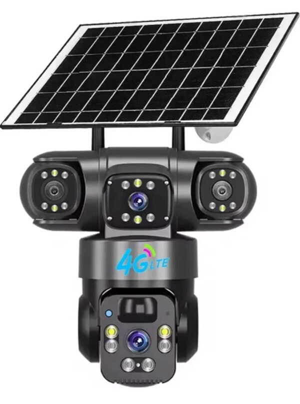 3 in 1 PTZ solar camera