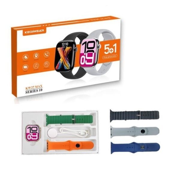 Keqiwear Smart Watch Kw27 Max 5strap