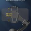 img_4584 AOCHUAN Smart X2 Gimbal Stabilizer, 3-axis Smartphone Gimbal Built-in 20cm Extension Rod, Portable Smart Tripod w/OLED Screen, 360°Rotation Tracking Shooting, Video Recording