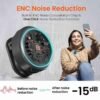 2025/10/1002945336.jpg Vlogmate 3 Dual Wireless Collar Lapel Microphone with Enc Noise Cancellation & Charging Case