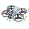 2025/11/1003049910.jpg DJW P6 Max Drone – Smart RC Quadcopter with 4k Camera, LED Lights & Optical Flow