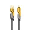 4-in-1 65W Fast Charging Data Cable with USB-A, Type-C & Lightning Connectors for High-Speed Charging & Data Transfer