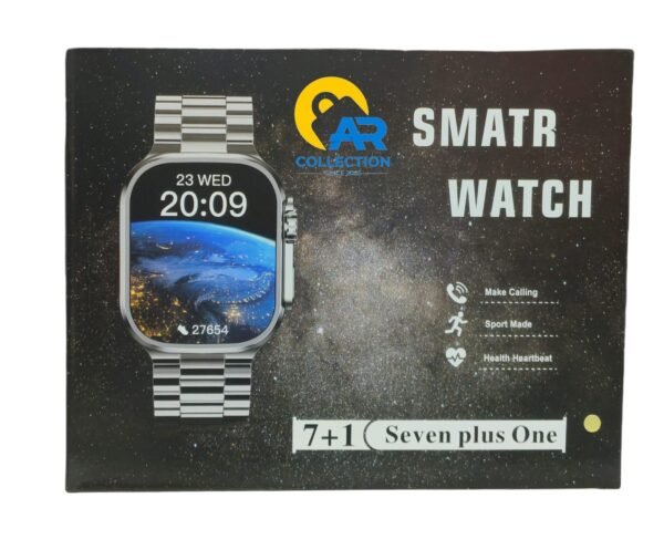 AR 7 in 1 Ultra Smart watch Combo with Seven Classic Straps