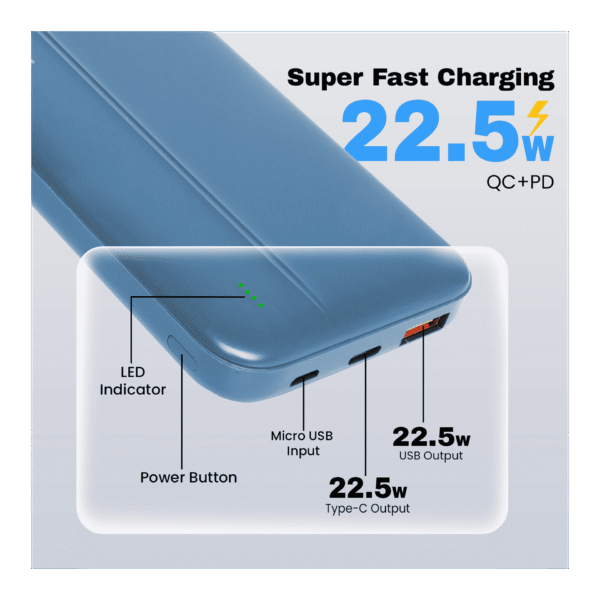 10000Mah power bank 
one year brand warranty