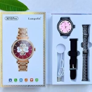 2026/01/1003379341.jpg M10 Pro Smart watch Ladies Waterproof Bt Call Heart Rate Monitor Multiple Sport Modes Women Smartwatch