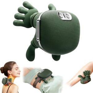 2026/01/1003379682.jpg Heated Massager, Wireless Portable Shiatsu Neck, Back and Leg Massager, Electric Deep Tissue handlend 4D Kneading Massage,Human Hand Design for Blood Circulation,Pain Relief and Muscle Relaxation.