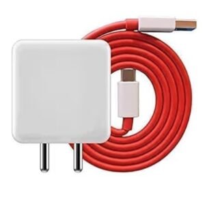 85W Supervooc Super Fast Charger for One Plus True 80W Pd Charging Adapter for Realme, Oppo, Redmi, Xiaomi, Poco, iQOO, Samsung & More | Supports Dart, Dash,