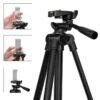 3 Sections Metal Lightweight Travel Flexible Smartphone Phone Tripod Camera Stand