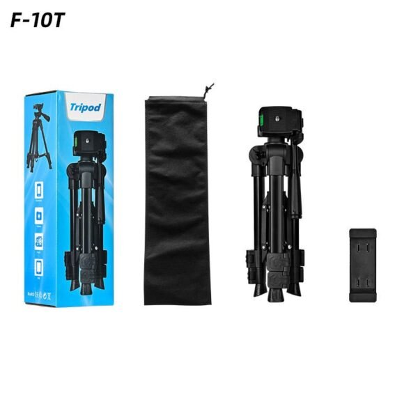 3 Sections Metal Lightweight Travel Flexible Smartphone Phone Tripod Camera Stand