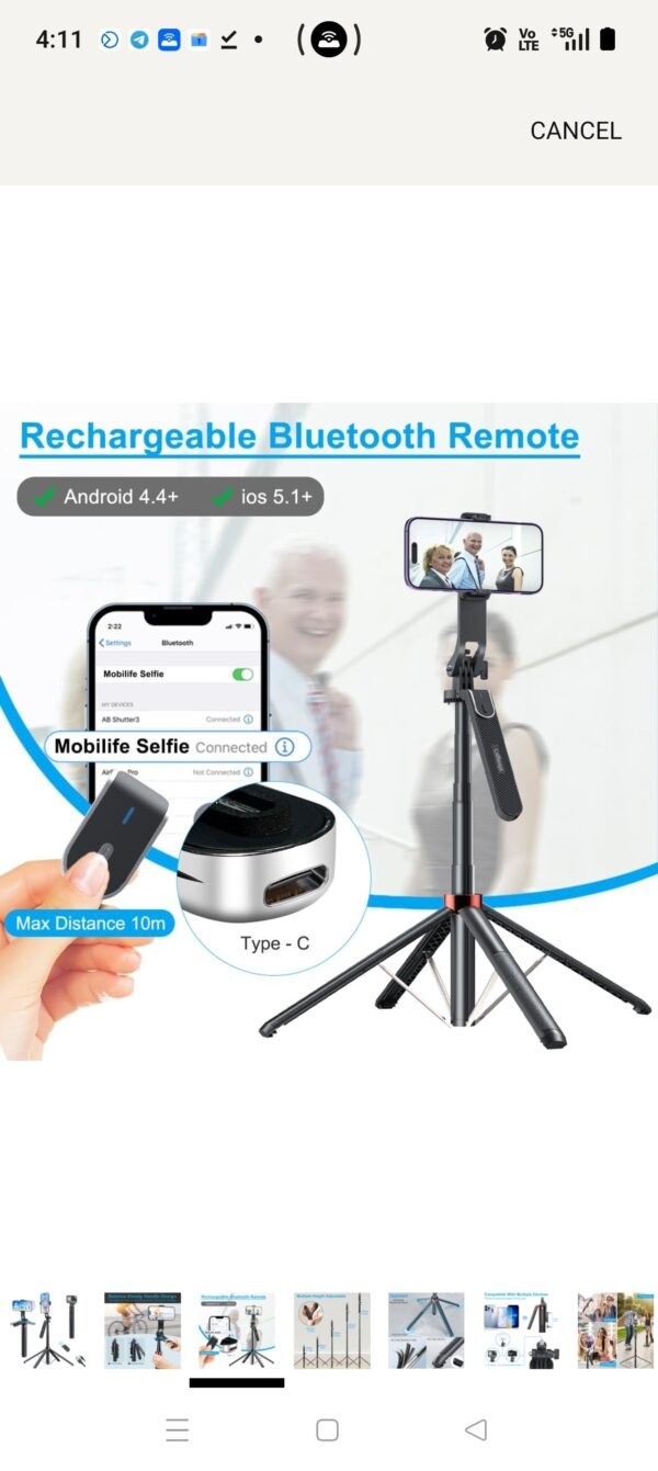 X19 Tripod 360° Rotating pan tilt (Aluminium Body)