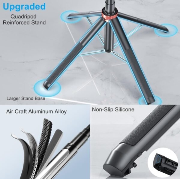 X19 Tripod 360° Rotating pan tilt (Aluminium Body)