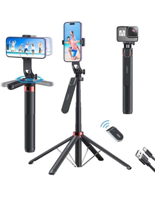 X19 Tripod 360° Rotating pan tilt (Aluminium Body)