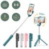 S03  Tripod Stand Smart Selfie Stick 360 Rotation Bluetooth Remote Control