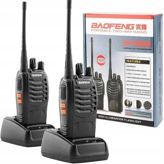 Baofeng Walkie Talkie BF-888S 2 Pair 5Km Range Radio Waky toki