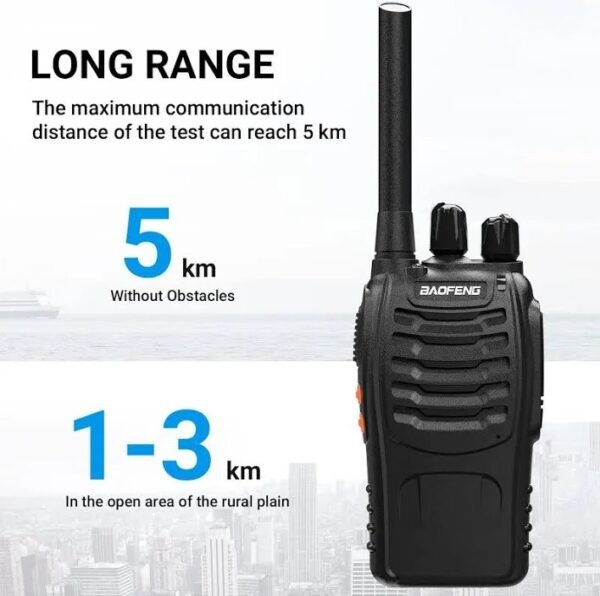 Baofeng Walkie Talkie BF-888S 2 Pair 5Km Range Radio Waky toki