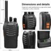 Baofeng Walkie Talkie BF-888S 2 Pair 5Km Range Radio Waky toki