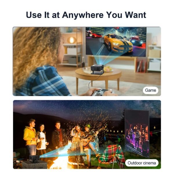 mini Projector with wifi and bluetooth smart projector