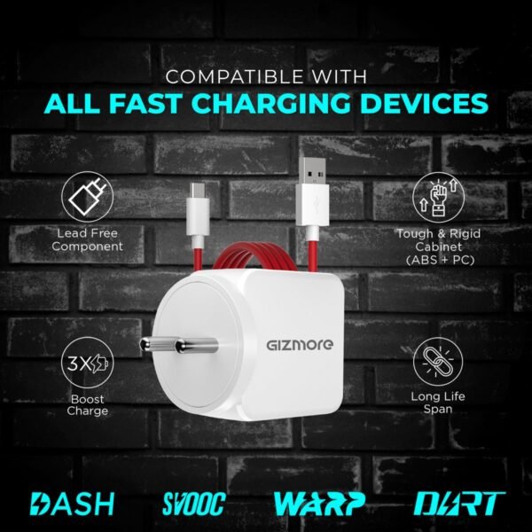 ULTRA 100W Super VOOC USB Fast Charger Adapter with cable ( 6 month warranty)