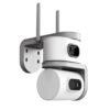 Dual Lens Outdoor Security Camera 6MP ICam365 Wireless WiFi 4G PTZ CCTV Camera