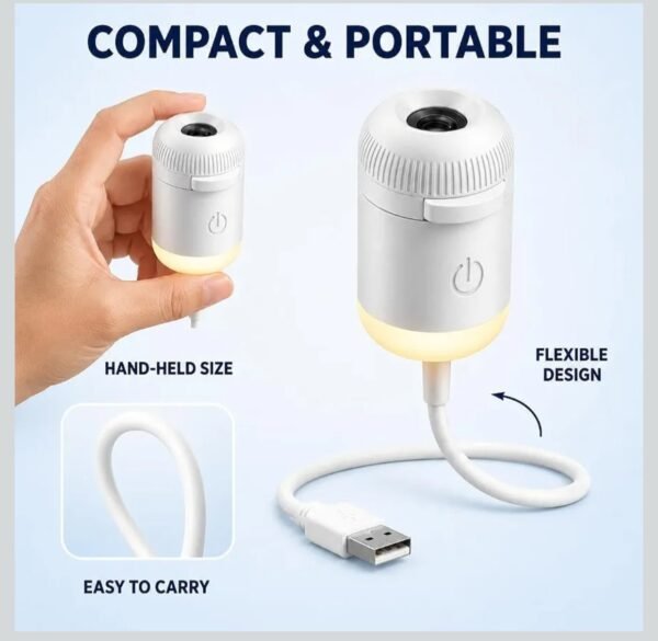 2026/10/1004381616.jpg USB Mini Galaxy Projector Night Light 2-in-1 with 7 Interchangeable Slides, Warm Glow Mode, Bendable Gooseneck and Touch Switch Ideal for Workshop Benches, Hobby Tables and Craft Rooms